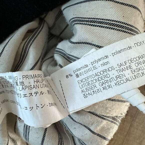 Faux Fur Hooded Black Coat With Snap Buttons & Pockets - Picture 7 of 10